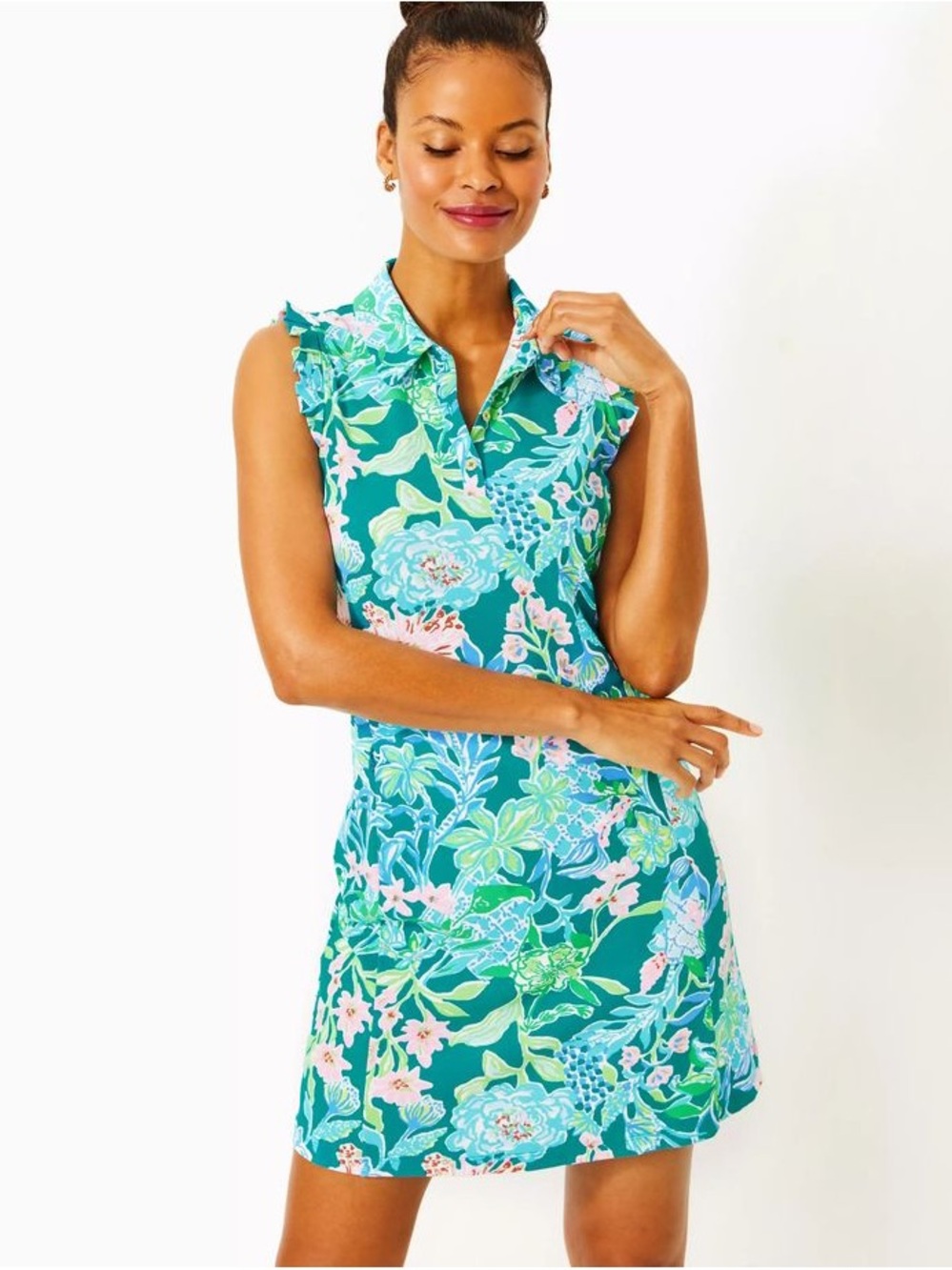 SILVIA DRESS UPF 50+, MULTI HOT ON THE VINE - XXS